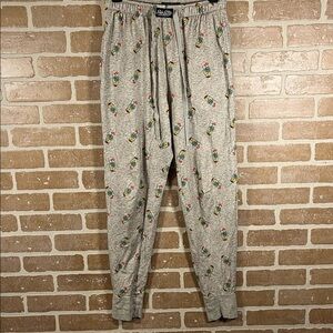 Polo Bear Ralph Lauren Men’s Jogger Sleep Lounge Pants Gray Small Fishing Bear